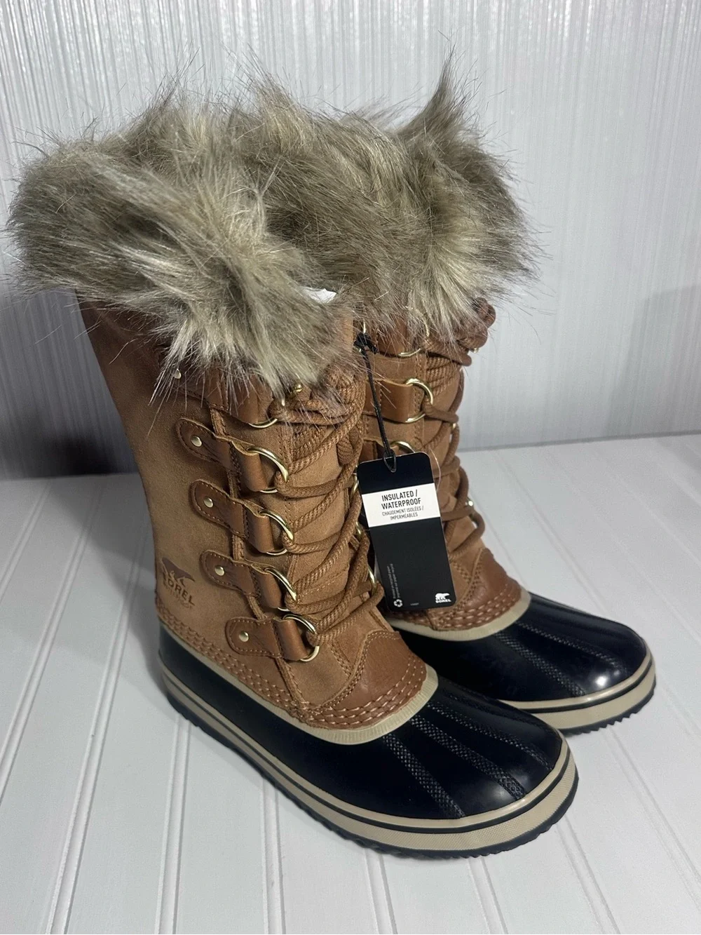 Sorel NWT Joan on Arctic waterproof leather winter boots women’s 7